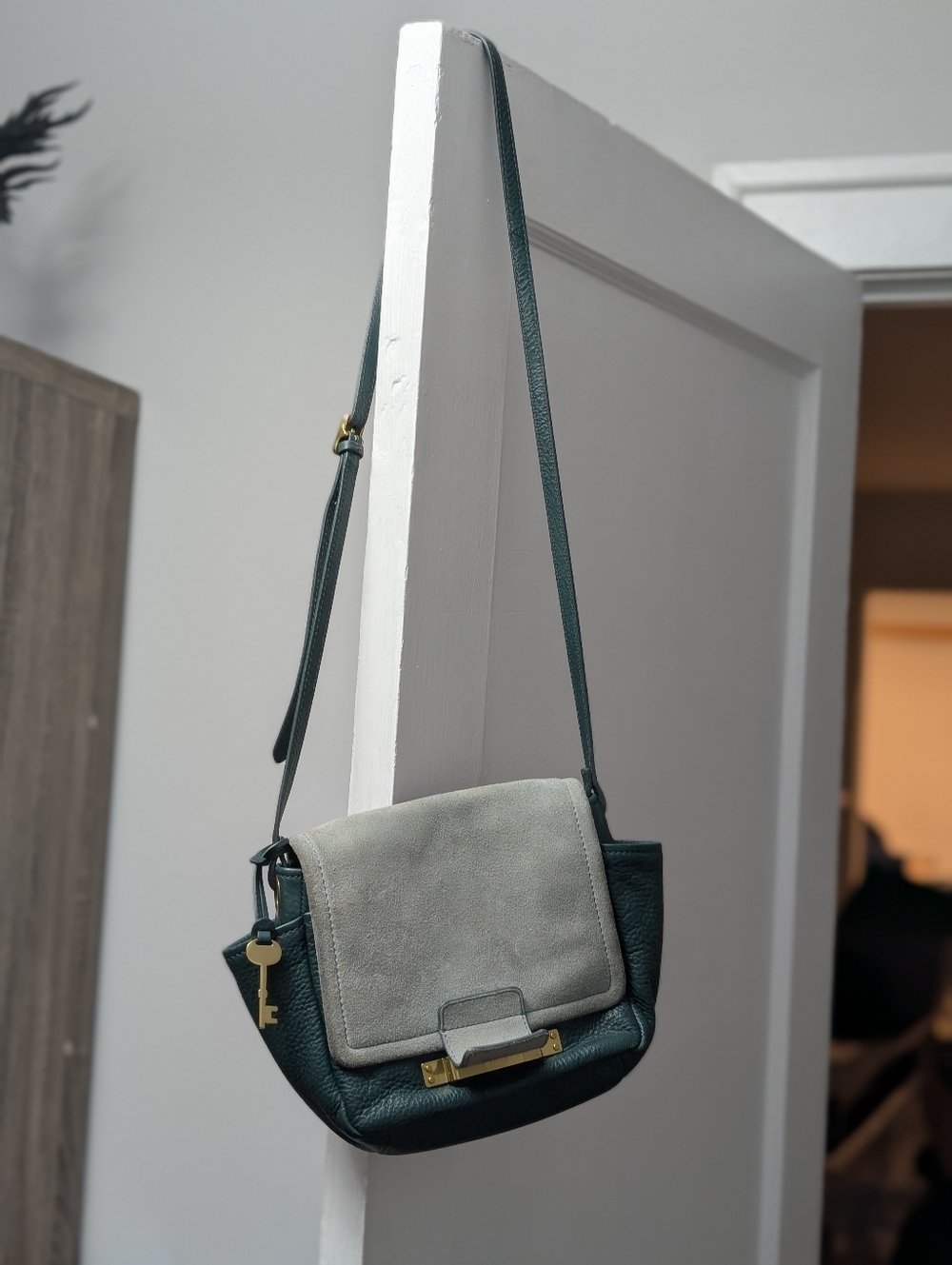 Fossil Ava Crossbody Alpine Green Bag 